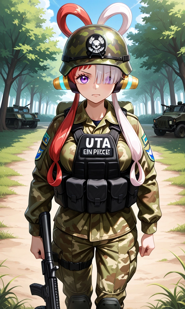 Hình nền Uta One Piece phong thái tự tin