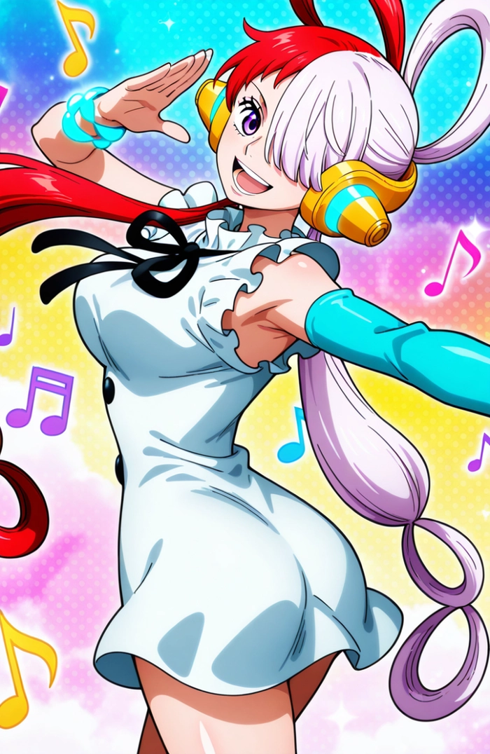 Hình nền Uta One Piece sắc màu điện ảnh