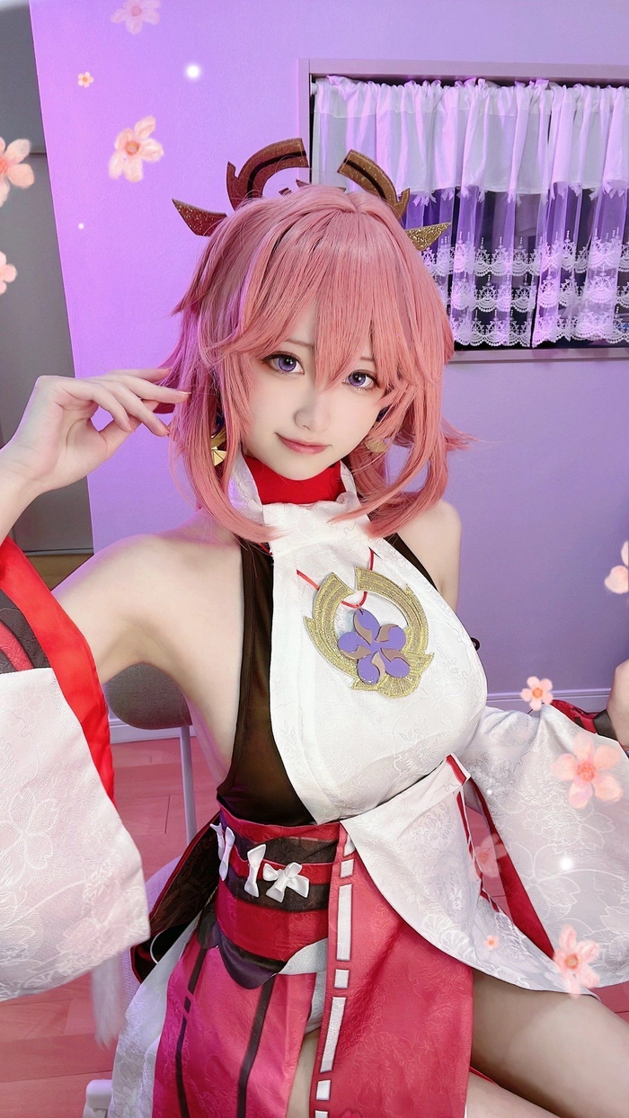 Hình nền cosplay Genshin Impact anime