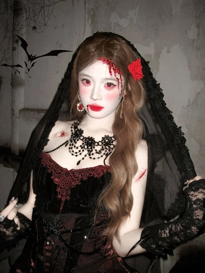 Hình nền cosplay ma nữ phong cách huyền ảo