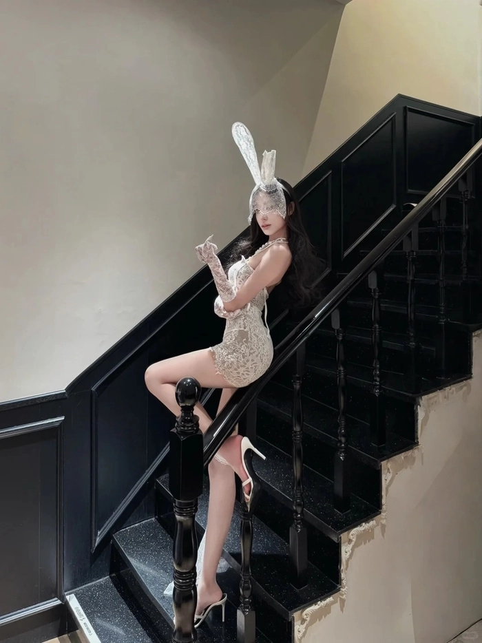 Hình nền cosplay nàng thỏ cute