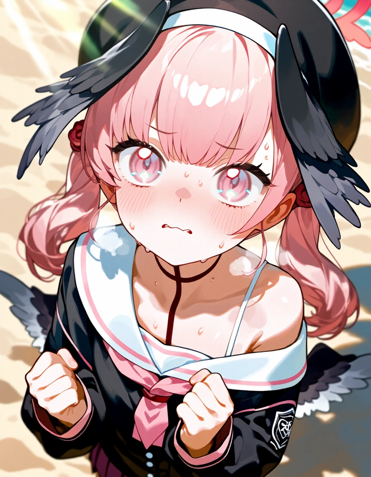 Koharu Shimoe với tạo hình anime dễ mến