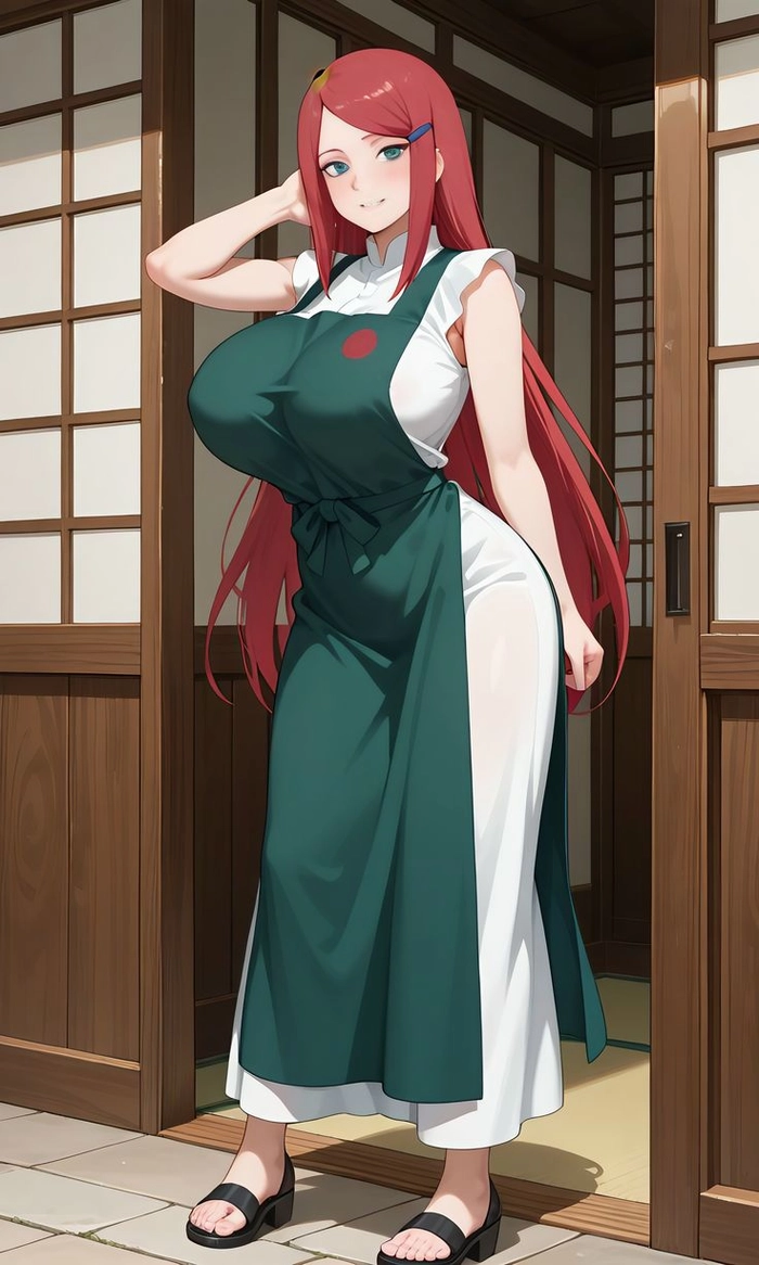 Kushina Uzumaki 4k phong cách quyến rũ