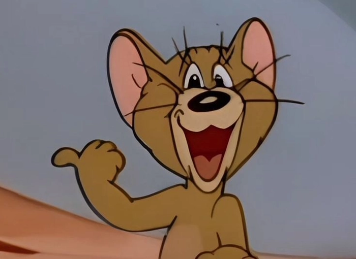 Meme Jerry cười nhìn là thấy vui