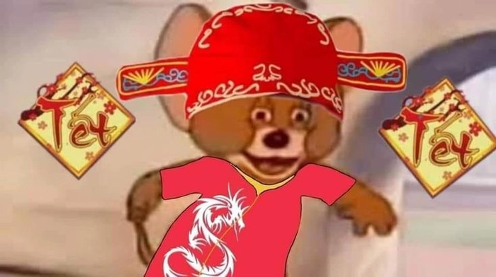 Meme Jerry tết vui nhộn