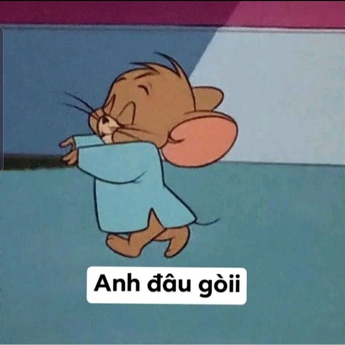 Meme chuột Jerry dùng để comment