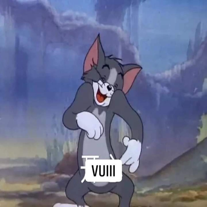 Meme mèo Tom tức giận nhìn rất gắt