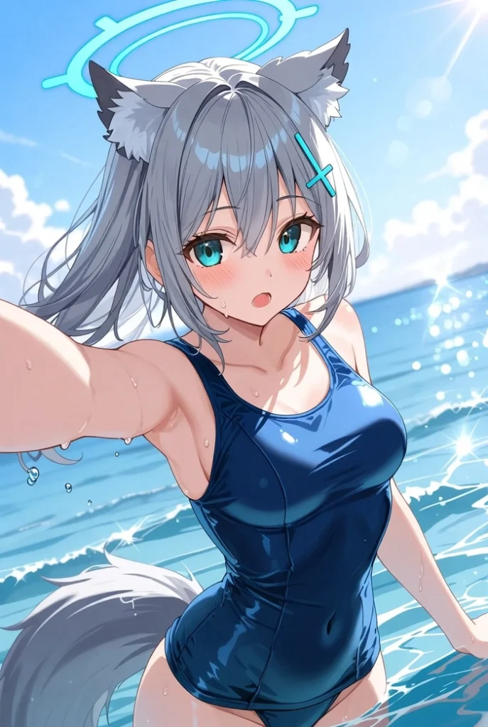 Sunaookami Shiroko cute tinh khôi