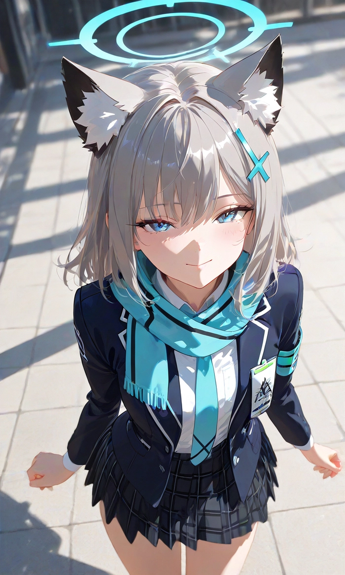 Sunaookami Shiroko swimsuit anime