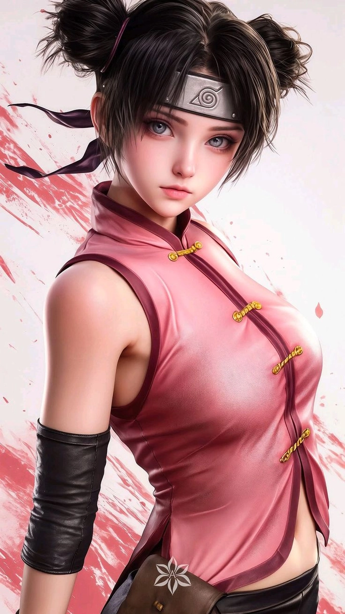 Tenten anime phong cách gọn gàng