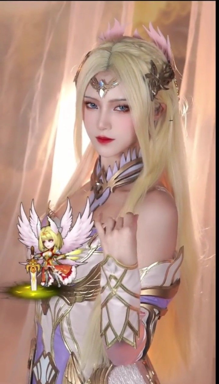 Wallpaper cosplay Genshin Impact nữ