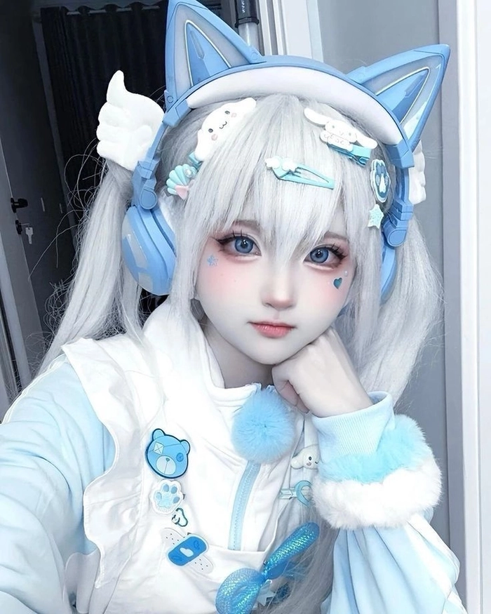 Wallpaper cosplay mèo cute xinh xắn