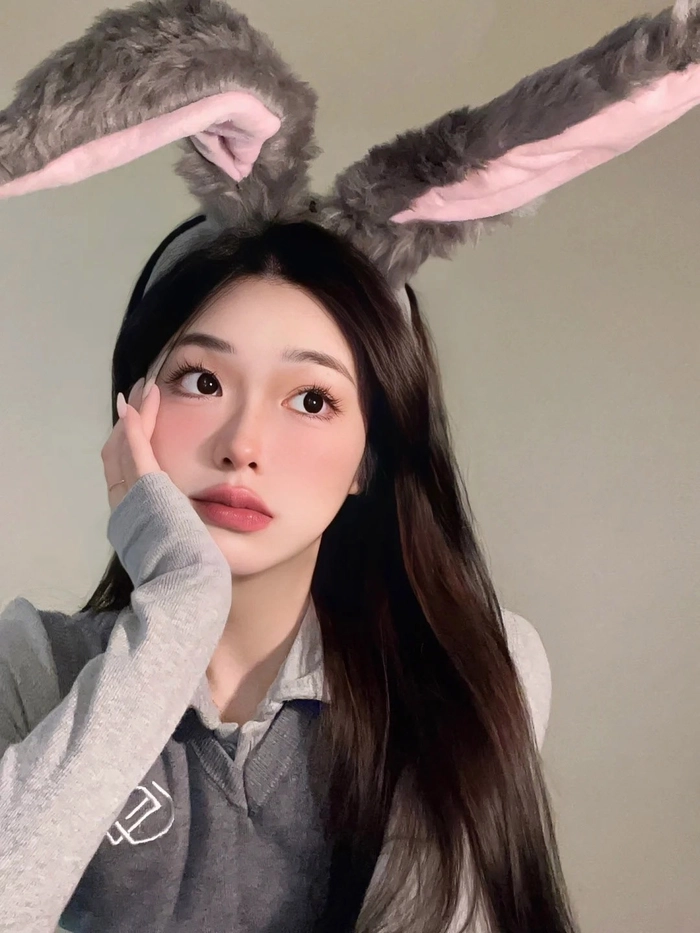 Wallpaper cosplay thỏ dễ thương