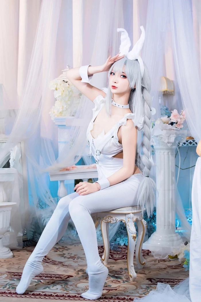 Wallpaper gái xinh cosplay thỏ