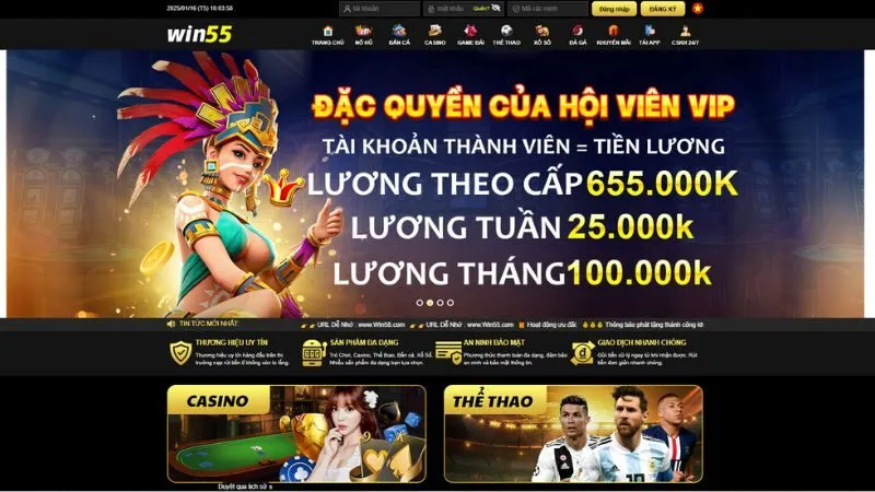 Khuyến mãi cực khủng tại Win55 – Quà tặng hấp dẫn dành cho mọi hội viên