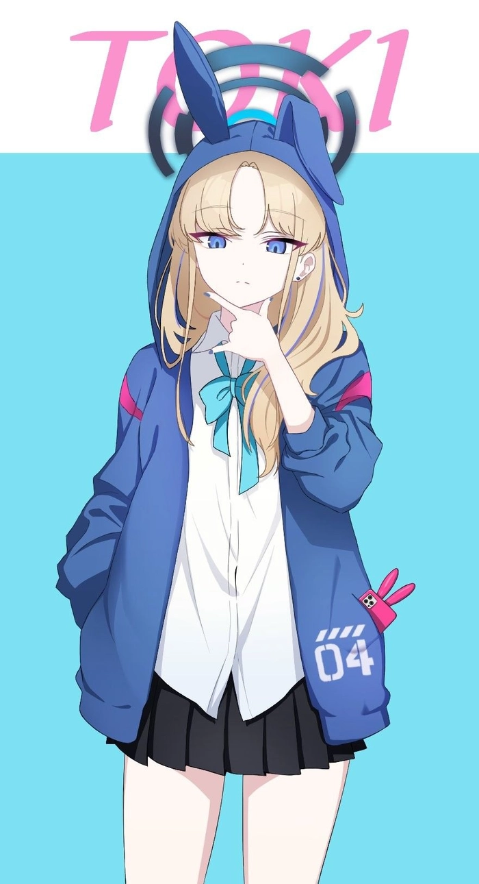 Ảnh Toki Blue Archive phong cách công nghệ