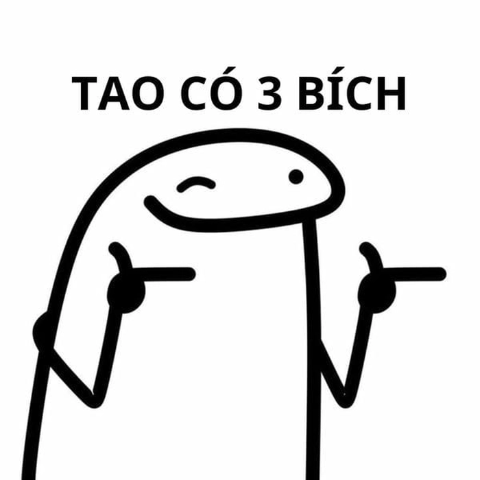 Ảnh meme 3 bích quen thuộc trên mạng xã hội
