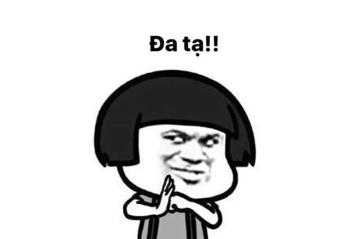 Ảnh meme đa tạ nhẹ nhàng dễ dùng