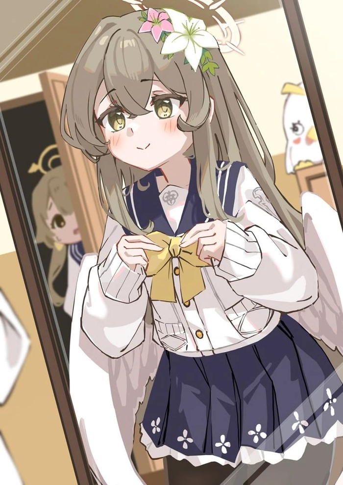 Anime girl mang vibe thanh thoát