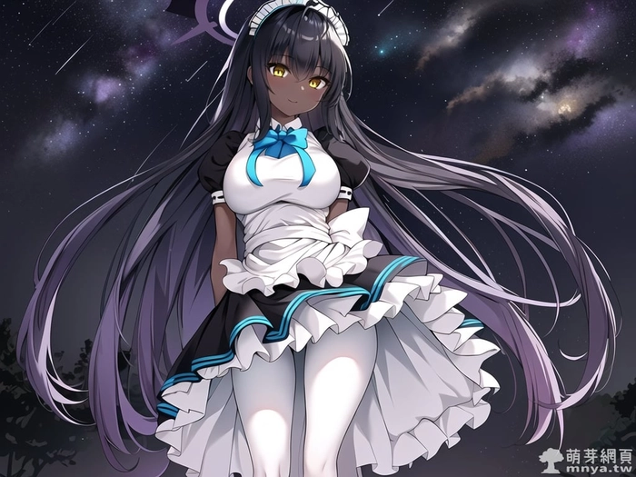 Blue Archive Kakudate Karin bố cục rõ nét