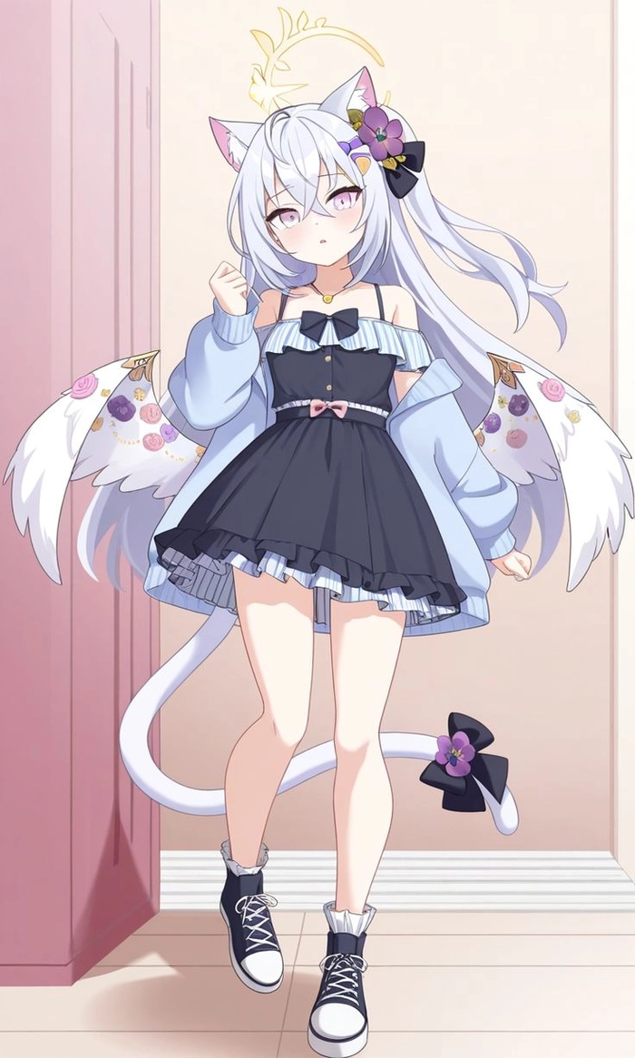 Blue Archive Shirasu Azusa bố cục tinh giản