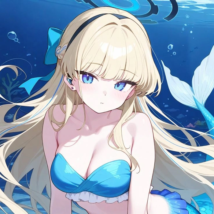 Hình Toki Blue Archive mang hơi thở tương lai