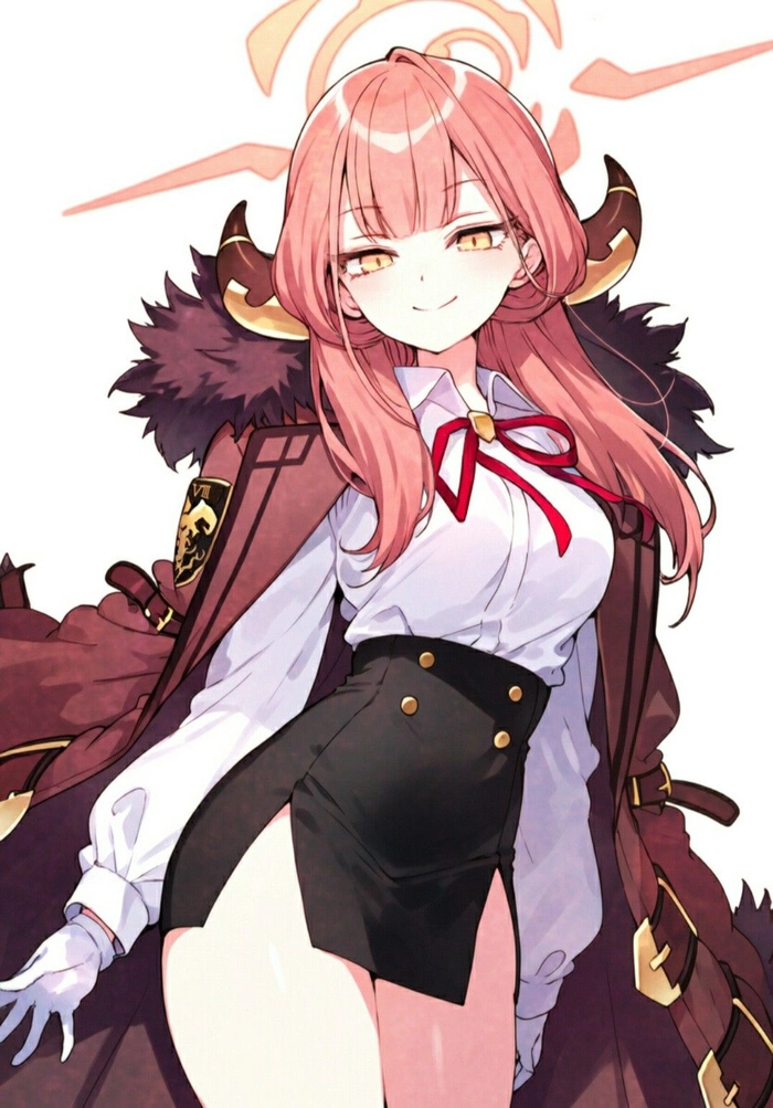 Hình ảnh Blue Archive Aru phong cách anime