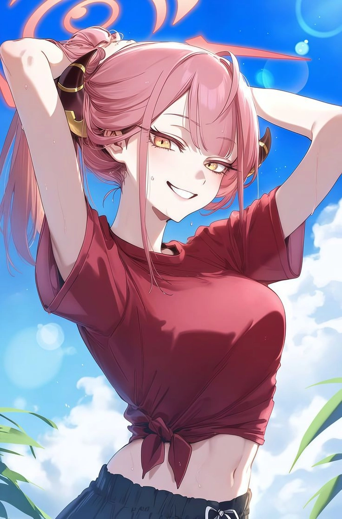 Hình ảnh Blue Archive Aru thần thái ấn tượng