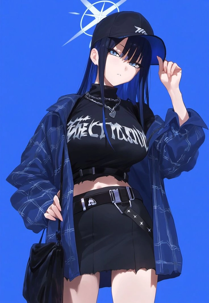 Hình ảnh Blue Archive Saori phong cách yên tĩnh