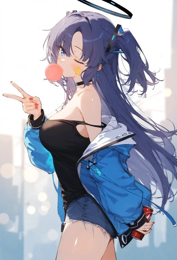 Hình ảnh Hayase Yuuka mang thần thái điềm tĩnh