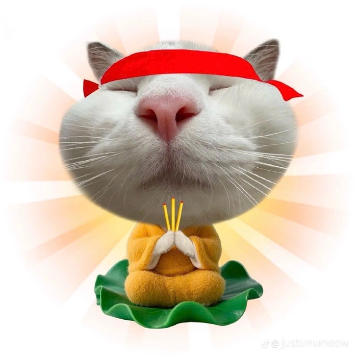 Hình ảnh meme mèo cute mang nét gần gũi