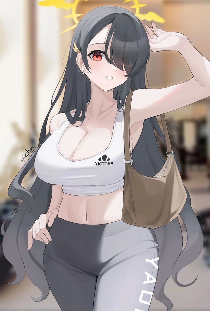 Hình nền Hinata Blue Archive cho fan anime