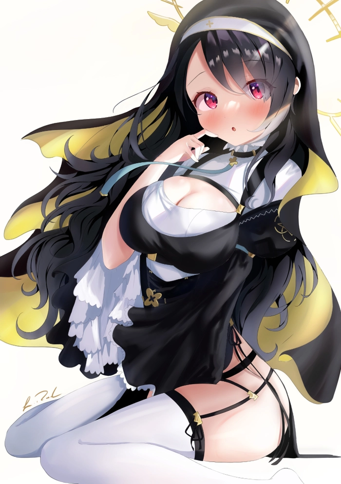 Hình nền Wakaba Hinata Blue Archive thanh thoát