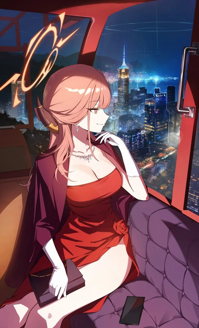 Hình nền anime Blue Archive Aru chất lượng cao