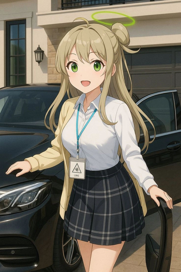 Izayoi Nonomi với biểu cảm đáng yêu