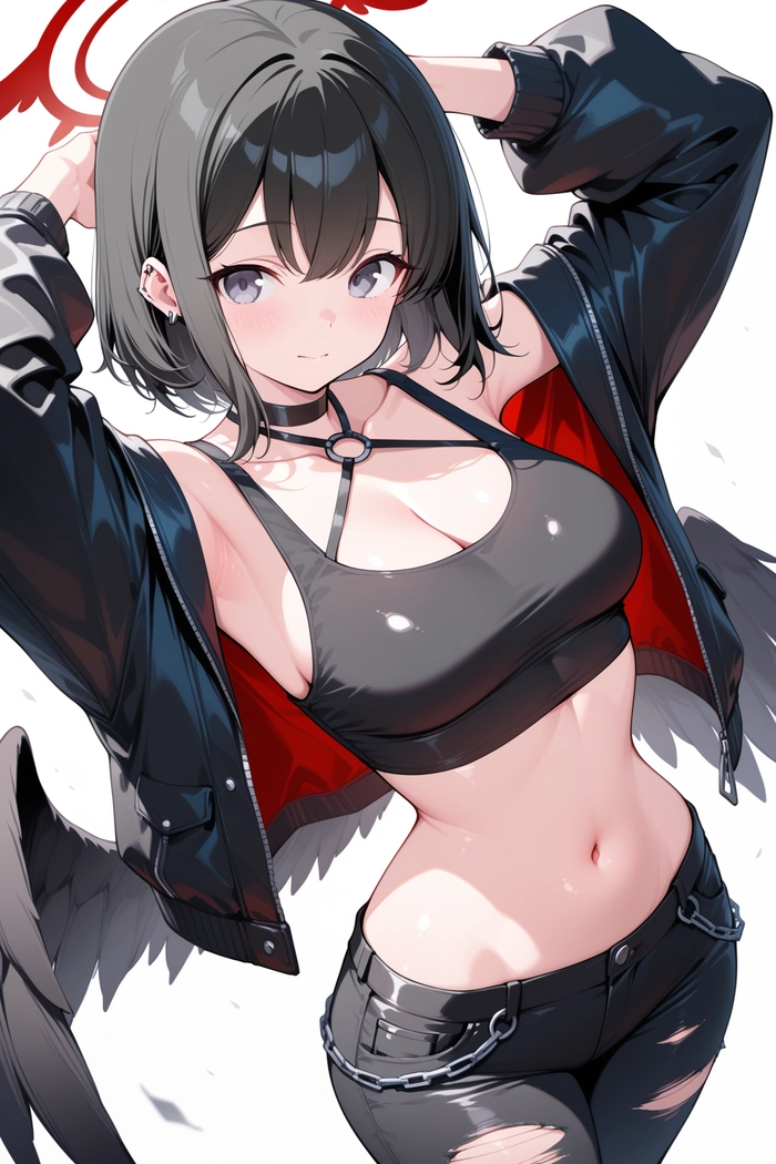 Mashiro Shizuyama Blue Archive bố cục gọn