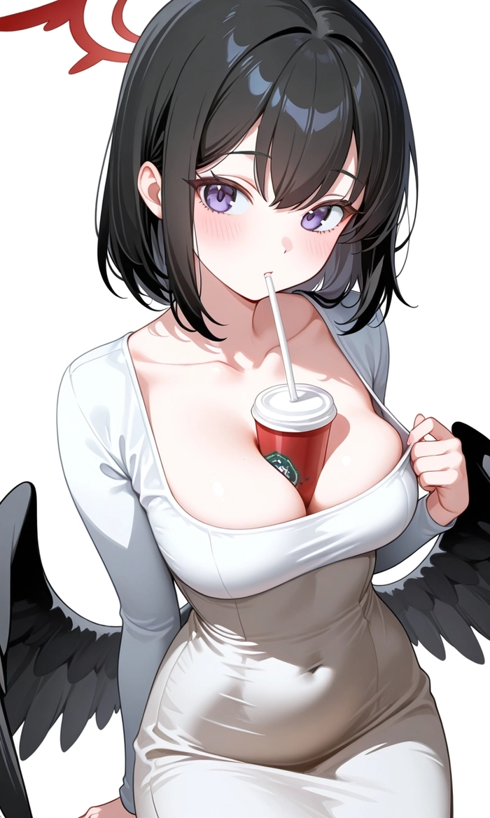 Mashiro Shizuyama Blue Archive phong cách anime nhẹ