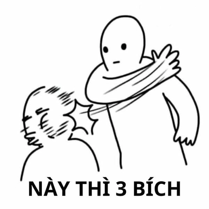 Meme ba bích mang ý nghĩa xin đi trước