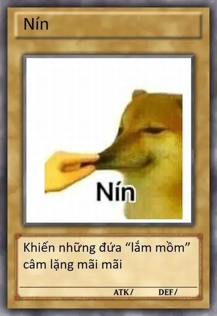 Meme bịt miệng chó phù hợp bình luận khéo