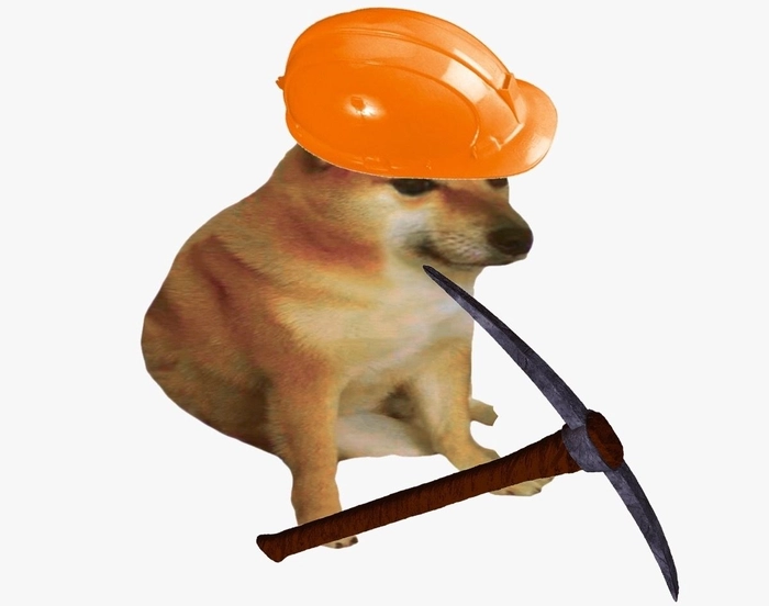 Meme con chó cầm gậy nhìn là thấy có chuyện