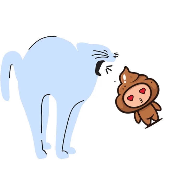 Meme mèo nôn oẹ khiến người xem liên tưởng bản thân