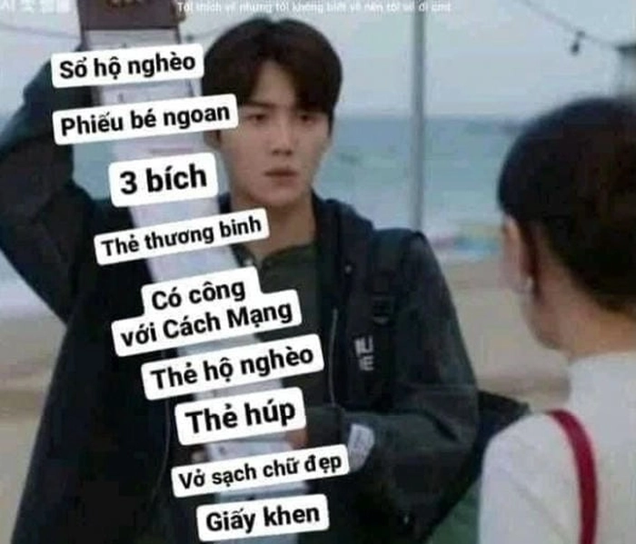 Meme tôi có 3 bích xuất hiện nhiều trong hội nhóm