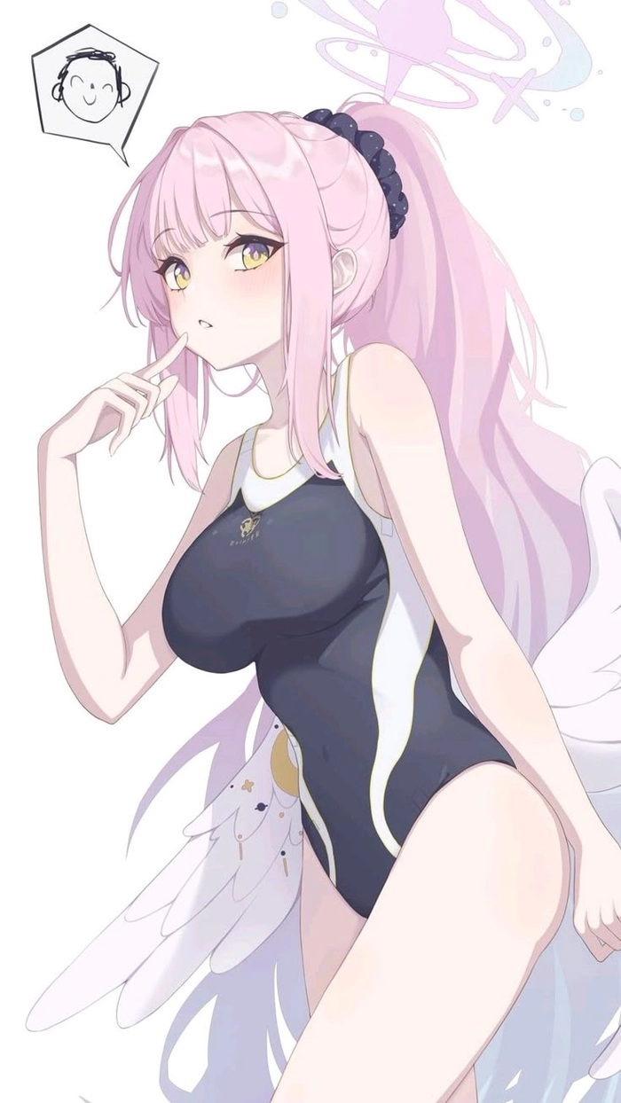 Misono Mika Blue Archive fanart nhẹ nhàng