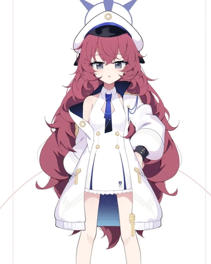 Natsume Iroha Blue Archive bố cục hài hòa