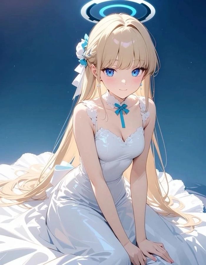 Toki Blue Archive chibi đáng yêu nhẹ nhàng