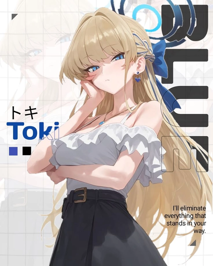 Toki Blue Archive wallpaper phong cách ngầu