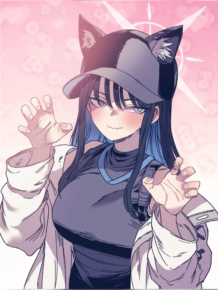 Wallpaper Blue Archive Saori cho điện thoại