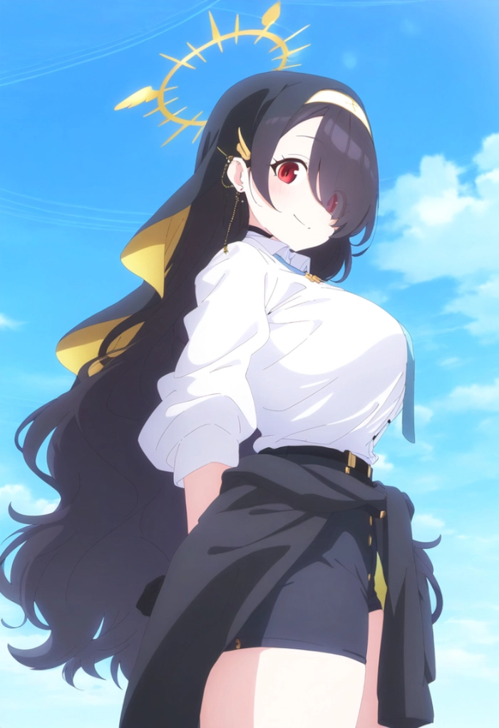 Wallpaper Hinata Blue Archive hợp làm hình nền