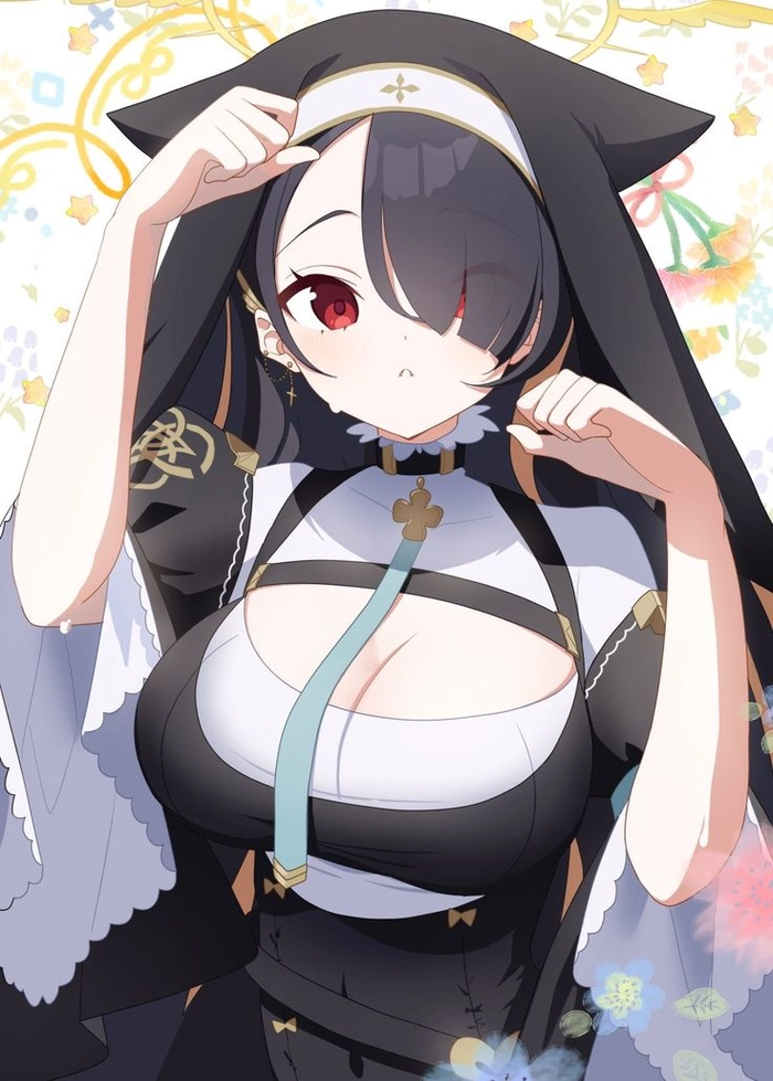 Wallpaper Hinata Blue Archive phong cách nhẹ nhàng