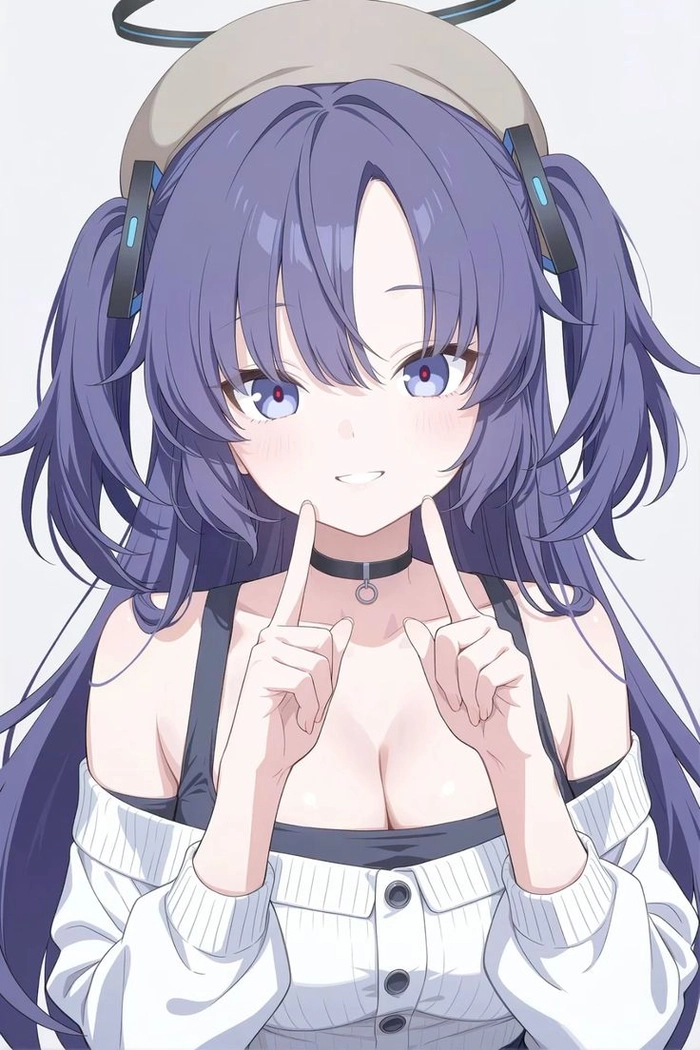 Wallpaper Yuuka Blue Archive tông màu hài hòa